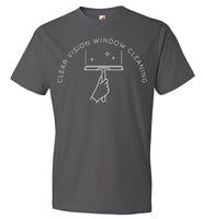 Clear Vision Window Cleaning - Essentials - Anvil Fashion T-Shirt