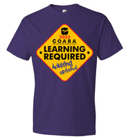 COABA - Learning Required, Adulting Optional - Anvil Fashion T-Shirt