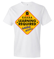 COABA - Learning Required, Adulting Optional - Anvil Fashion T-Shirt