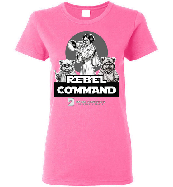 Seven Dimensions - Rebel Command 01 - Gildan Ladies Short-Sleeve