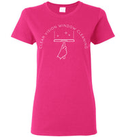 Clear Vision Window Cleaning - Essentials - Gildan Ladies Short-Sleeve