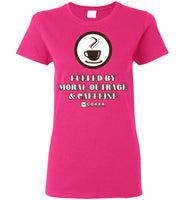 COABA - Fueled By Moral Outrage & Caffeine - Gildan Ladies Short-Sleeve