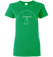 Clear Vision Window Cleaning - Essentials - Gildan Ladies Short-Sleeve