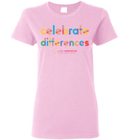 Seven Dimensions - Celebrate Differences - Gildan Ladies Short-Sleeve