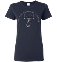 Clear Vision Window Cleaning - Essentials - Gildan Ladies Short-Sleeve