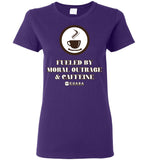 COABA - Fueled By Moral Outrage & Caffeine - Gildan Ladies Short-Sleeve