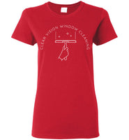 Clear Vision Window Cleaning - Essentials - Gildan Ladies Short-Sleeve