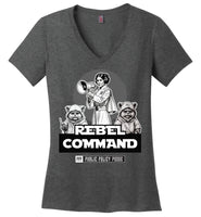 Public Policy Posse - Rebel Command 02 - District Made Ladies Perfect Weight V-Neck