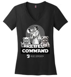 Seven Dimensions - Rebel Command 01 - District Made Ladies Perfect Weight V-Neck