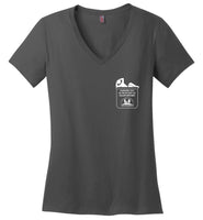 Over The Rainbow Behavioral Consulting - Hanging Out In The Pocket Of Disappointment - District Made Ladies Perfect Weight V-Neck