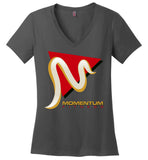 Momentum Fitness - Essentials - District Made Ladies Perfect Weight V-Neck