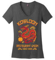 Kowloon Restaurant Union - Essentials - District Made Ladies Perfect Weight V-Neck