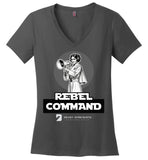 Seven Dimensions - Rebel Command 02 - District Made Ladies Perfect Weight V-Neck