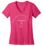 Clear Vision Window Cleaning - Essentials - District Made Ladies Perfect Weight V-Neck