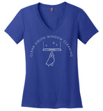 Clear Vision Window Cleaning - Essentials - District Made Ladies Perfect Weight V-Neck
