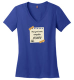 Over The Rainbow Behavioral Consulting - Keep Good Notes Complete SOAPS - District Made Ladies Perfect Weight V-Neck