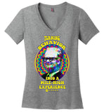 COABA - Turning Behavior Into A Mile-High Experience - District Made Ladies Perfect Weight V-Neck