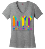 Mosaic Village - Essentials - District Made Ladies Perfect Weight V-Neck