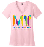 Mosaic Village - Essentials - District Made Ladies Perfect Weight V-Neck