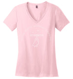 Clear Vision Window Cleaning - Essentials - District Made Ladies Perfect Weight V-Neck