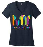 Mosaic Village - Essentials - District Made Ladies Perfect Weight V-Neck