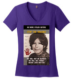 No More Stolen Sisters - District Made Ladies Perfect Weight V-Neck