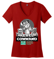 COABA - Rebel Command 01 - District Made Ladies Perfect Weight V-Neck