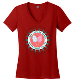 Abby's Sugar Shack - Essentials - District Made Ladies Perfect Weight V-Neck