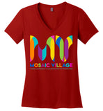 Mosaic Village - Essentials - District Made Ladies Perfect Weight V-Neck