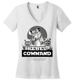 Seven Dimensions - Rebel Command 01 - District Made Ladies Perfect Weight V-Neck