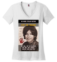 No More Stolen Sisters - District Made Ladies Perfect Weight V-Neck