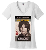 No More Stolen Sisters - District Made Ladies Perfect Weight V-Neck