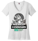 COABA - Rebel Command 01 - District Made Ladies Perfect Weight V-Neck