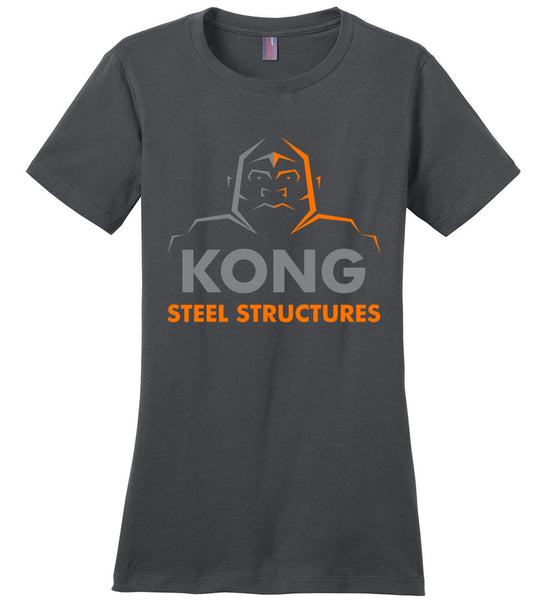 Kong Steel Structures - Essentials - District Made Ladies Perfect Weight Tee