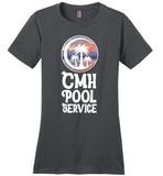 CMH Pool Service - Essentials - District Made Ladies Perfect Weight Tee