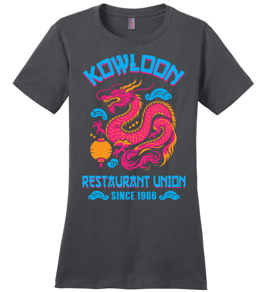 Kowloon Restaurant Union - District Made Ladies Perfect Weight Tee