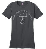 Clear Vision Window Cleaning - Essentials - District Made Ladies Perfect Weight Tee