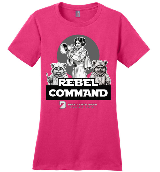 Seven Dimensions - Rebel Command 01 - District Made Ladies Perfect Weight Tee