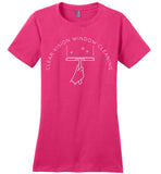 Clear Vision Window Cleaning - Essentials - District Made Ladies Perfect Weight Tee