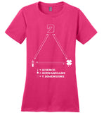 Seven Dimensions - Science = Shenanigans = 7 Dimensions - District Made Ladies Perfect Weight Tee