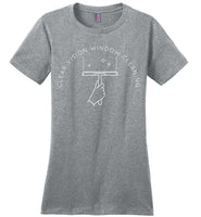 Clear Vision Window Cleaning - Essentials - District Made Ladies Perfect Weight Tee
