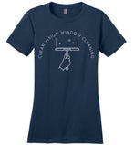 Clear Vision Window Cleaning - Essentials - District Made Ladies Perfect Weight Tee