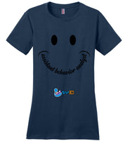 Step In Autism - Smiley Assistant Behavior Analyst - District Made Ladies Perfect Weight Tee