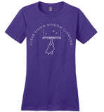 Clear Vision Window Cleaning - Essentials - District Made Ladies Perfect Weight Tee