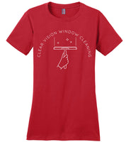 Clear Vision Window Cleaning - Essentials - District Made Ladies Perfect Weight Tee