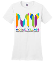 Mosaic Village - Essentials - District Made Ladies Perfect Weight Tee