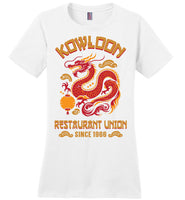 Kowloon Restaurant Union - Essentials - District Made Ladies Perfect Weight Tee