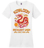 Kowloon Restaurant Union - Essentials - District Made Ladies Perfect Weight Tee