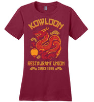 Kowloon Restaurant Union - Essentials - District Made Ladies Perfect Weight Tee