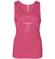 Clear Vision Window Cleaning - Essentials - Next Level Womens Jersey Tank